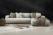 Orclan L-Shape Couch - Ivory Drift L-Shape Couches - 1