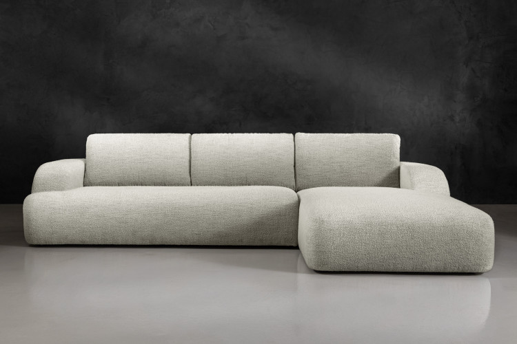 Orclan L-Shape Couch - Ivory Drift L-Shape Couches - 1
