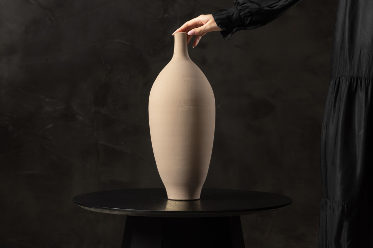 Viya Vase - Ivory Vases - 1