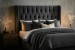 Demo - Genevieve Headboard-K-Velvet Mercury Demo Clearance - 1