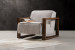 Rexton Armchair - Dove Veil Chairs - 1