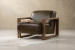 Rexton Leather Armchair - Olive Chairs - 1