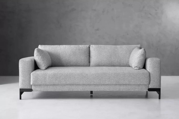 Demo - Houston 3 Seater Couch-Dove Grey Demo Clearance - 1