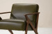 Demo - Melrose Leather Armchair - Olive Demo Clearance - 5