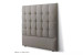 Demo - Ariella Headboard - Double - Alaska Grey Demo Clearance - 2