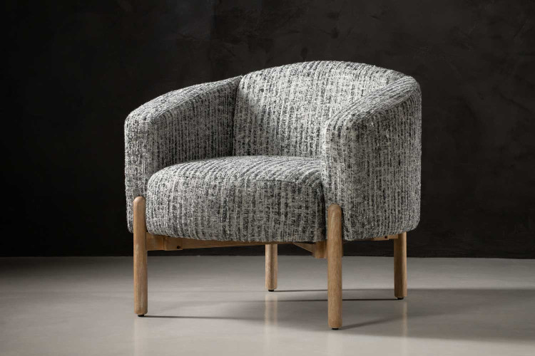 Prague Armchair - Steel Flint Living Room Furniture - 1