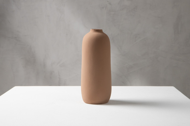 Ellis Vase - Mocha Brown Vases - 1