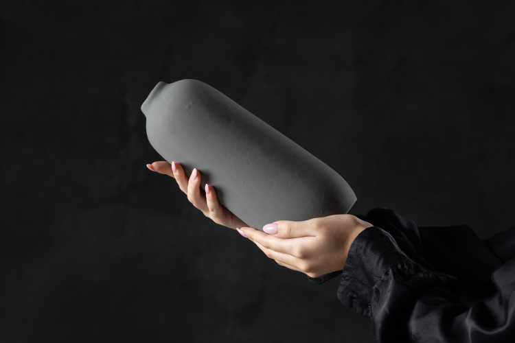 Ellis Vase - Grey Vases - 1