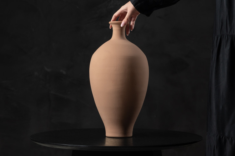 Kiran Vase - Mocha Brown Vases - 1
