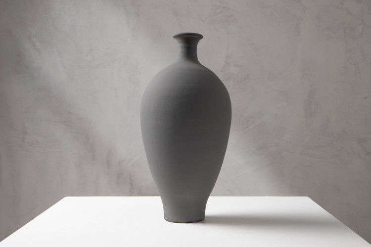 Kiran Vase - Grey Vases - 1