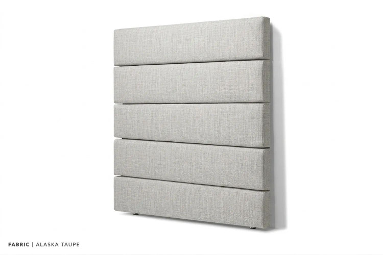 Demo - Drew Headboard - Queen - Alaska Taupe Demo Clearance - 1