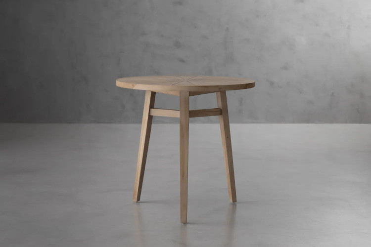 Demo - Monaco Round Patio Dining Table-Grey Demo Clearance - 1