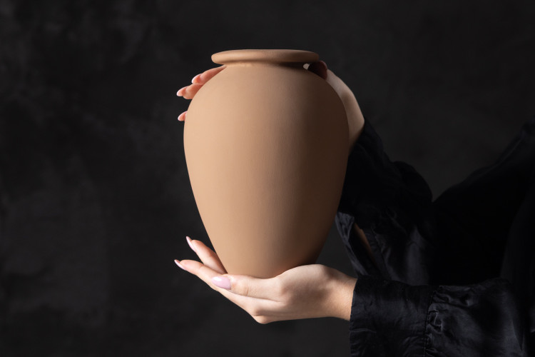 Yuri Vase - Mocha Brown Vases - 1