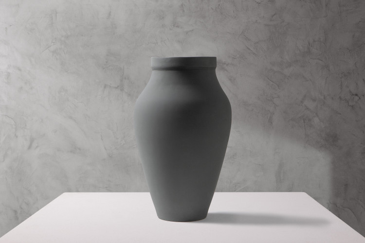 Reya Vase - Grey Vases - 1