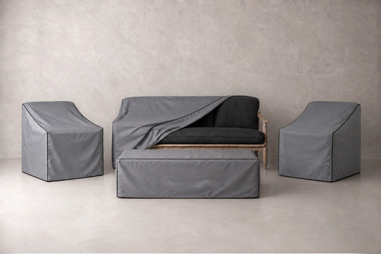 Protective Cover-Ashburn Patio Lounge Set Protective Covers - 1