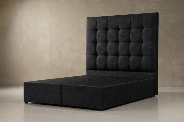 Ariella Bed - King XL - Aged Mercury King Extra Length Beds - 1