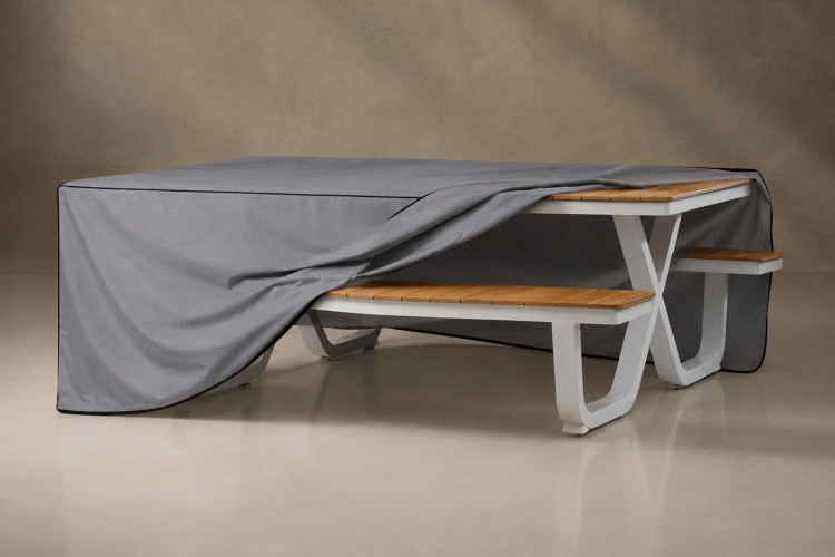 Protective Cover -Sydney Patio Picnic Bench - Grey Protective Covers - 1