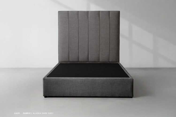 Harlem Bed - 3/4 - Alaska Dark Grey Three Quarter Beds - 6