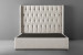 Genevieve Bed - Queen - Ivory Queen Size Beds - 1
