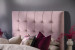 Ariella Bed - 3/4 - Velvet Pink Beds - 1
