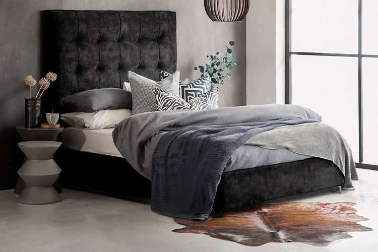 Ariella Maya Bed - Queen - Aged Mercury Beds - 1