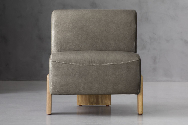 Demo - Takara Leather Chair - Graphite Demo Clearance - 1