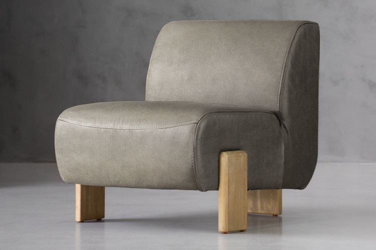 Demo - Takara Leather Chair - Graphite Demo Clearance - 1