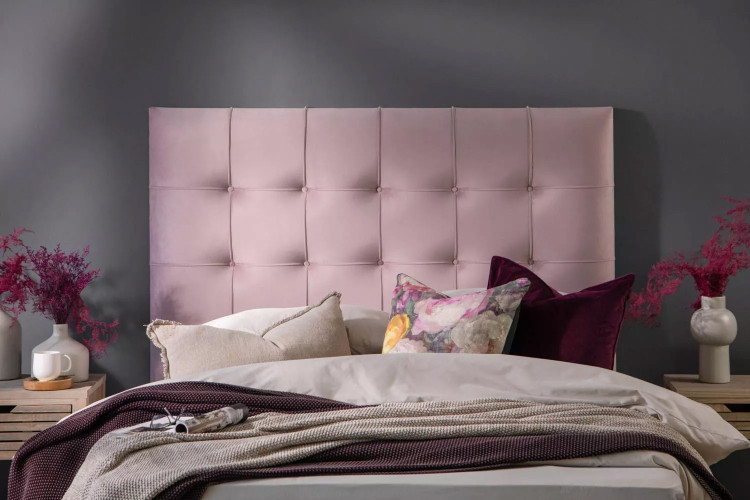 Ariella Maya Bed - Queen - Velvet Pink Epic Clearance Sale - 1