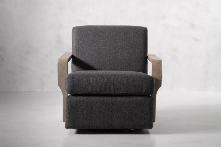 Demo - Elara Swivel Armchair - Shadow Demo Clearance - 1