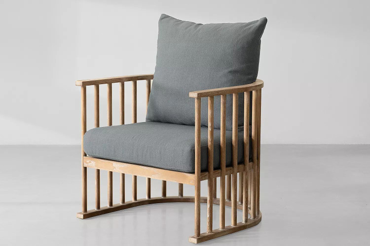 Demo - Harper Armchair - Dark Grey Demo Clearance - 1
