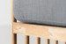 Demo - Harper Armchair - Dark Grey Demo Clearance - 5