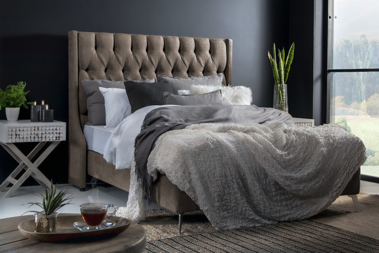 Madison Bed - Queen - Everest Stone Bedroom Furniture - 1