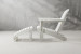Hampton Patio Lounge Chair & Footrest - White Home - 5