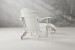 Hampton Patio Lounge Chair & Footrest - White Home - 6
