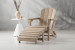 Hampton Patio Lounge Chair & Footrest - Stone Patio Chairs - 1