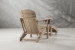 Hampton Patio Lounge Chair & Footrest - Stone Patio Chairs - 5