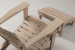 Hampton Patio Lounge Chair & Footrest - Stone Patio Chairs - 7
