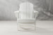 Hampton Patio Lounge Chair - White Patio Chairs - 3