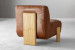 Demo - Takara Leather Chair - Burnt Tan Demo Clearance - 4