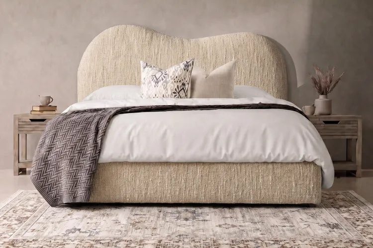 Florence Bed - Double - Ivory Flint Home - 1