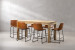 Belmont Harvey 6-Seater Counter Bar Set - Tan Bar Sets - 4