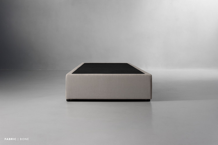 Zoey Upholstered Bed Base - Three Quarter - Bone Bed Bases - 1
