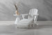 Malia Patio Side Table - White Patio Coffee & Side Tables - 2