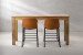 Belmont Harvey 4-Seater Counter Bar Set - Tan Bar & Cocktail Sets - 4