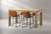 Belmont Harvey 4-Seater Counter Bar Set - Tan Bar & Cocktail Sets - 2