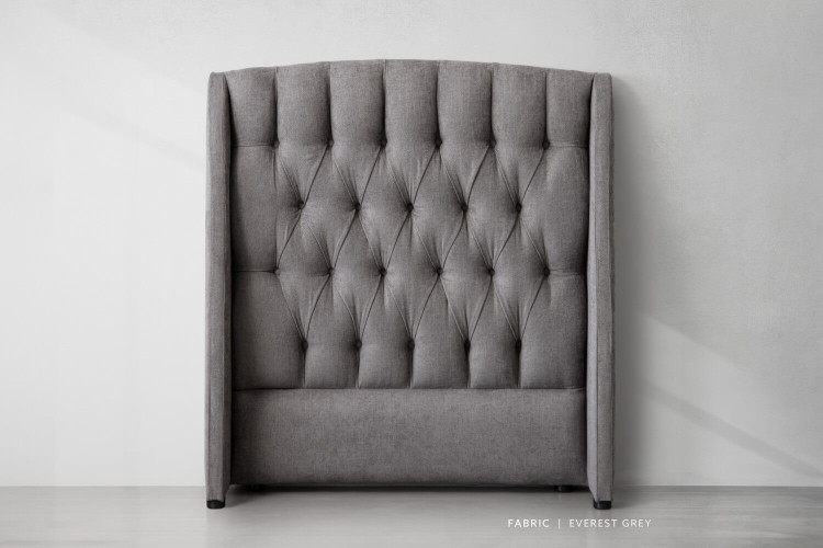 Aubrien Headboard - Single - Everest Grey Single Headboards - 2