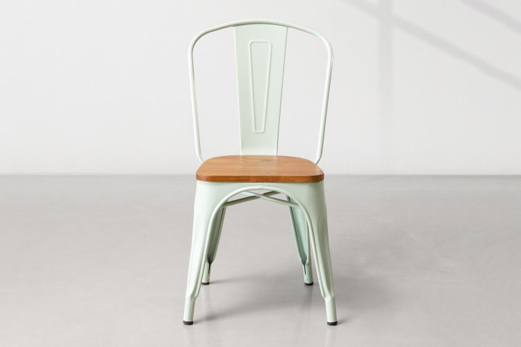 Demo - Odell Metal Dining Chair - Sage Demo Clearance - 1