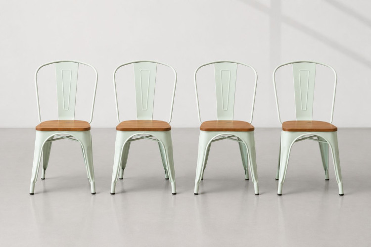 Demo - Odell Metal Dining Chair - Sage Demo Clearance - 1