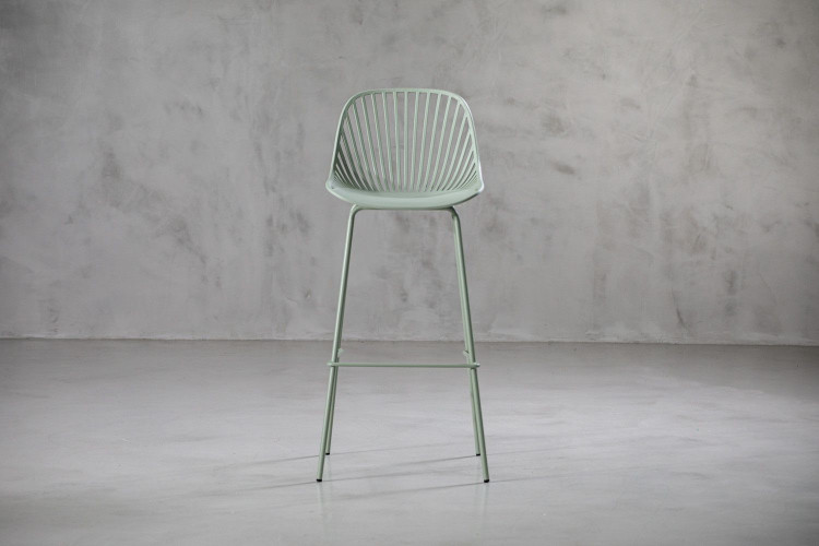 Demo - Yara Tall Bar Chair - Set of 4 Sage Demo Clearance - 1