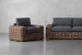 Demo - Panama Patio Lounge Set - Slate Demo Clearance - 5